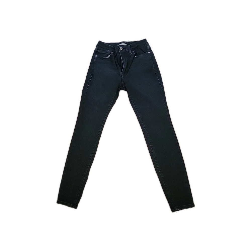 Good American Jeans Womens 26"‎ Stretch Denim Designer Luxury Contemporary Beach